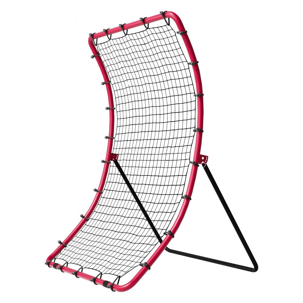 VEVOR Baseball And Softball Rebounder Net, 4 x 5.5 ft PitchBack Baseball Pitching Nest, Pitch Return Trainer Rebound Net with Pitching Target, All Angle Fielding Rebound Net for Grounders Pop Flies