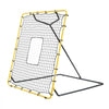 VEVOR Baseball Softball Rebounder Net 4 x 4.5 ft Pitch Back Trainer Target, 4 Adjustable Angles with Strike Zone, Steel Frame, Bounce Back Net for Pitching & Fielding Training, Return Practice