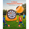 VEVOR Inflatable Soccer Dart Board, over 6 ft High Giant Soccer Dart Board with 4 Kick Balls, 12 Tennis and Air Pump, 3-Min Setup, Ideal for Giant Yard Games, Giant Kick Darts Game, Backyard Golf Game