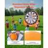 VEVOR Inflatable Soccer Dart Board, over 6 ft High Giant Soccer Dart Board with 4 Kick Balls, 12 Tennis and Air Pump, 3-Min Setup, Ideal for Giant Yard Games, Giant Kick Darts Game, Backyard Golf Game