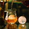 VEVOR Ice Ball Press Kit, Aviation Aluminum Ice Press with Ice Block Mold, Large Mat, Tong, Drip Tray, One Glass, Round Ice Ball Maker 2.4"/60 mm Ice Sphere, for Whiskey, Cocktail on Party & Holiday