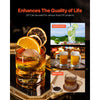 VEVOR Ice Ball Press, 2.1" Ice Ball Maker, Aviation Aluminum Ice Ball Press Kit for 53mm Ice Sphere, Ice Press with Tong and Drip Tray, for Whiskey, Cocktail, Bourbon, Scot on Party & Holiday