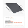 VEVOR Flexible Solar Panel, 200W Semi-Flexible Bendable Monocrystalline Solar Panel, 21.9% Efficiency Mono Off-Grid Charger with MC4 Output, IP67 Waterproof for Marine RV Car Cabin Curved Surfaces