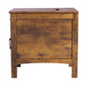 VEVOR Farmhouse End Table, Nightstand with Charging Station, 3 Tiers End Table with Storage Cabinet and 1 Drawer, Side Table with USB Ports and Outlets, Ideal for Living Room, Bedroom, Burlywood
