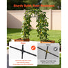 VEVOR Cucumber Trellis, U-Shape Garden Trellises for Raised Bed, Metal Arch Plant Support for Vine, Climbing Plants Outdoor, Peas, Beans, Zucchini, Tomato, Squash, Flower (32.01 x 31.5 x 80.71 in)