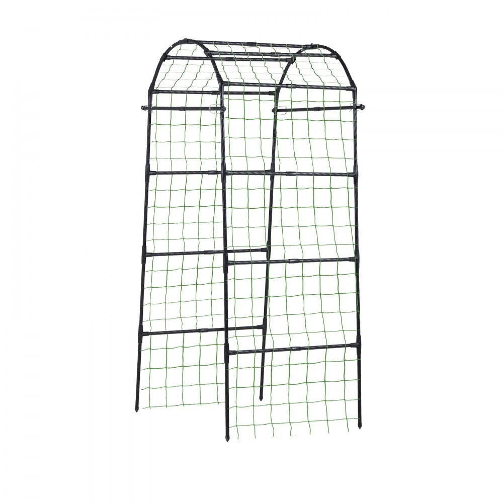 VEVOR Cucumber Trellis, U-Shape Garden Trellises for Raised Bed, Metal Arch Plant Support for Vine, Climbing Plants Outdoor, Peas, Beans, Zucchini, Tomato, Squash, Flower (32.01 x 31.5 x 80.71 in)