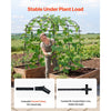 VEVOR Cucumber Trellis, U-Shape Garden Trellises for Raised Bed, Metal Arch Plant Support for Vine, Climbing Plants Outdoor, Peas, Beans, Zucchini, Tomato, Squash, Flower (70.87 x 44.09 x 82.99 in)