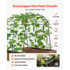 VEVOR Cucumber Trellis, U-Shape Garden Trellises for Raised Bed, Metal Arch Plant Support for Vine, Climbing Plants Outdoor, Peas, Beans, Zucchini, Tomato, Squash, Flower (70.87 x 44.09 x 82.99 in)