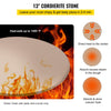 VEVOR Pizza Oven Kit, Stainless Steel Grill Pizza Oven, Pizza Maker Kit for Most 22" Charcoal Grilll, Grill Pizza Oven Kit Including Pizza Chamber, 13" Round Pizza Stone, 10 x 11.8 inch Pizza Peel