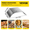 VEVOR Pizza Oven Kit, Stainless Steel Grill Pizza Oven, Pizza Maker Kit for Most 22" Charcoal Grilll, Grill Pizza Oven Kit Including Pizza Chamber, 13" Round Pizza Stone, 10 x 11.8 inch Pizza Peel