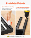 VEVOR Pull Out Cabinet Organizer, 2 Pack Expandable Width (12.2"-18.9"), 20.47" Deep Pull Out Drawers for Cabinets, Sliding Drawer for Kitchen Pantry Cabinet Organizer with Nano Adhesive Strips, Black