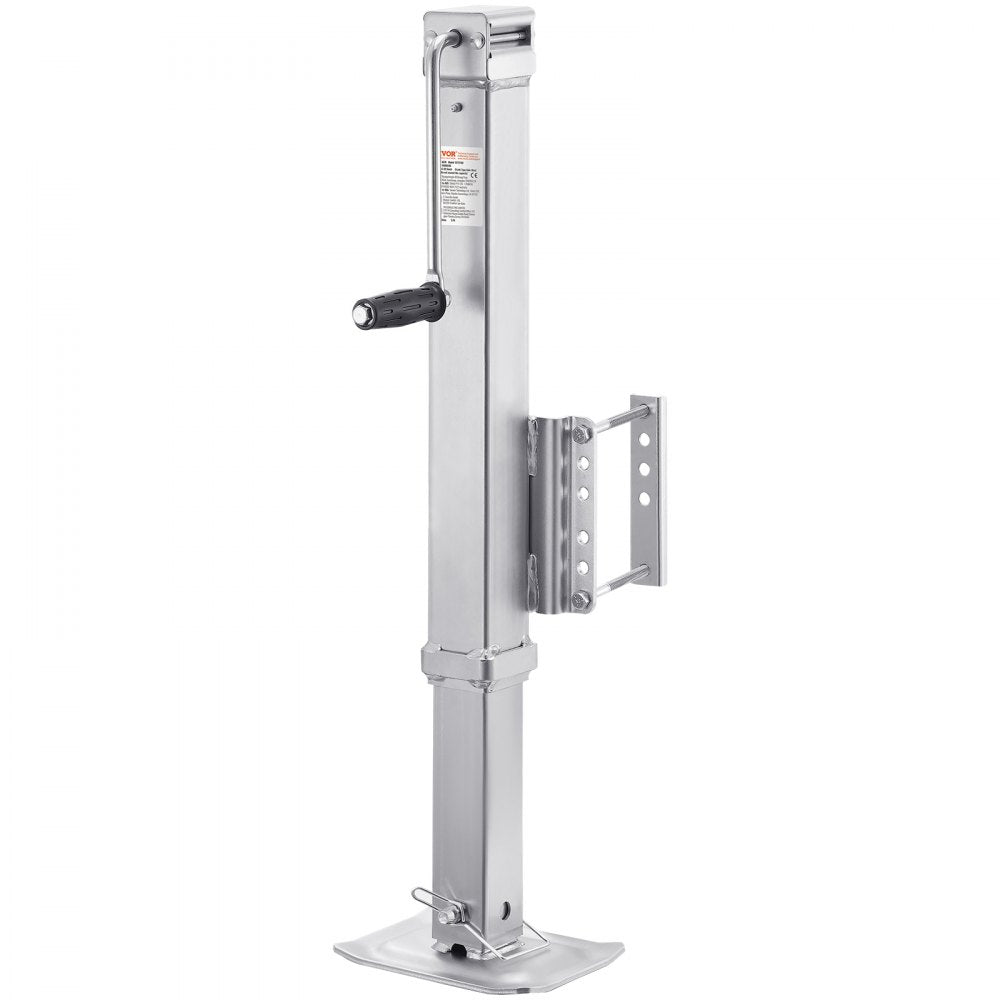 VEVOR Trailer Jack, 8000 lbs Static Load Capacity, Heavy Duty Swivel Bolt-on Trailer Jack, 28.5" Lift Trailer Jack Stand with Handle for RV Trailer, Horse Trailer, Utility Trailer, and Yacht Trailer
