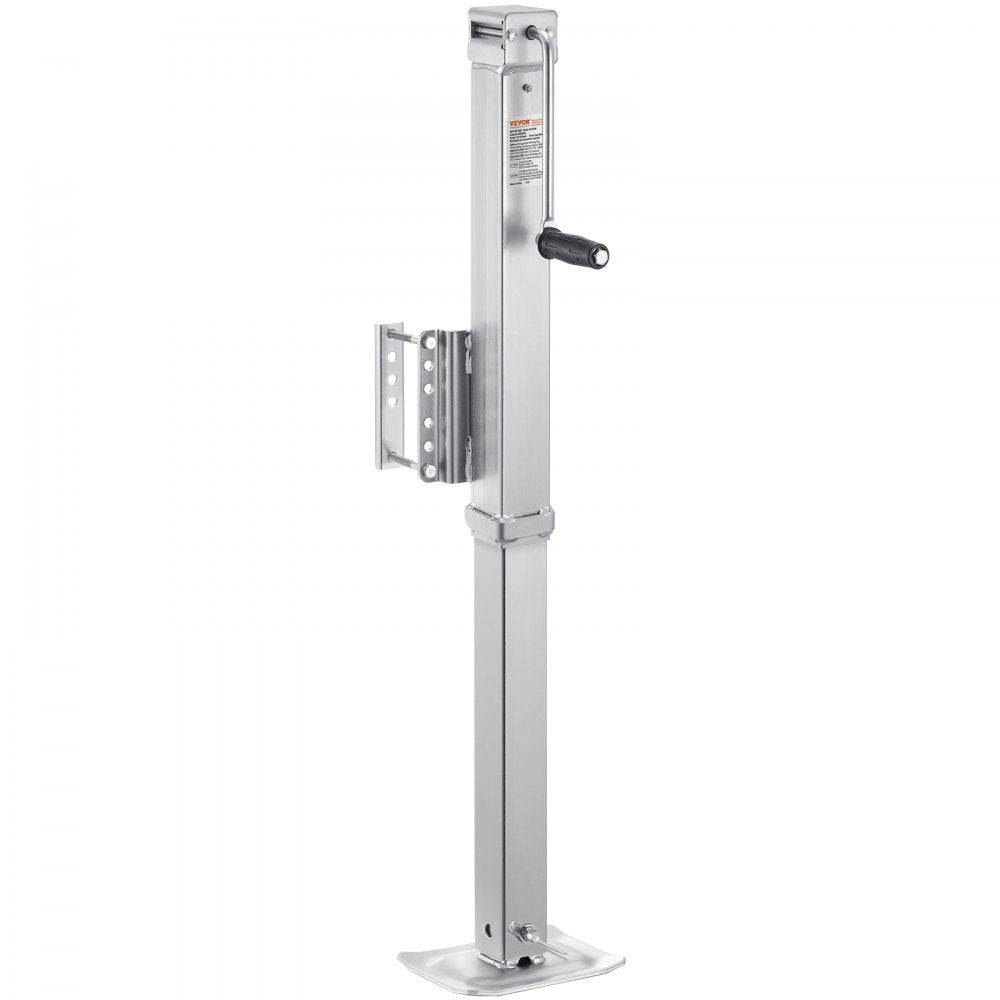 VEVOR Trailer Jack, 8000 lbs Static Load Capacity, Heavy Duty Swivel Bolt-on Trailer Jack, 28.5" Lift Trailer Jack Stand with Handle for RV Trailer, Horse Trailer, Utility Trailer, and Yacht Trailer