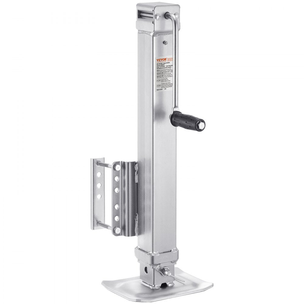 VEVOR Trailer Jack, 8000 lbs Static Load Capacity, Heavy Duty Swivel Bolt-on Trailer Jack, 28.5" Lift Trailer Jack Stand with Handle for RV Trailer, Horse Trailer, Utility Trailer, and Yacht Trailer