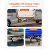 VEVOR Trailer Jack, 2000 lbs Dynamic Load Capacity, Heavy Duty Swivel Bolt-on Trailer Jack, 10" Lift Trailer Jack Stand with Handle for RV Trailer, Horse Trailer, Utility Trailer, and Yacht Trailer