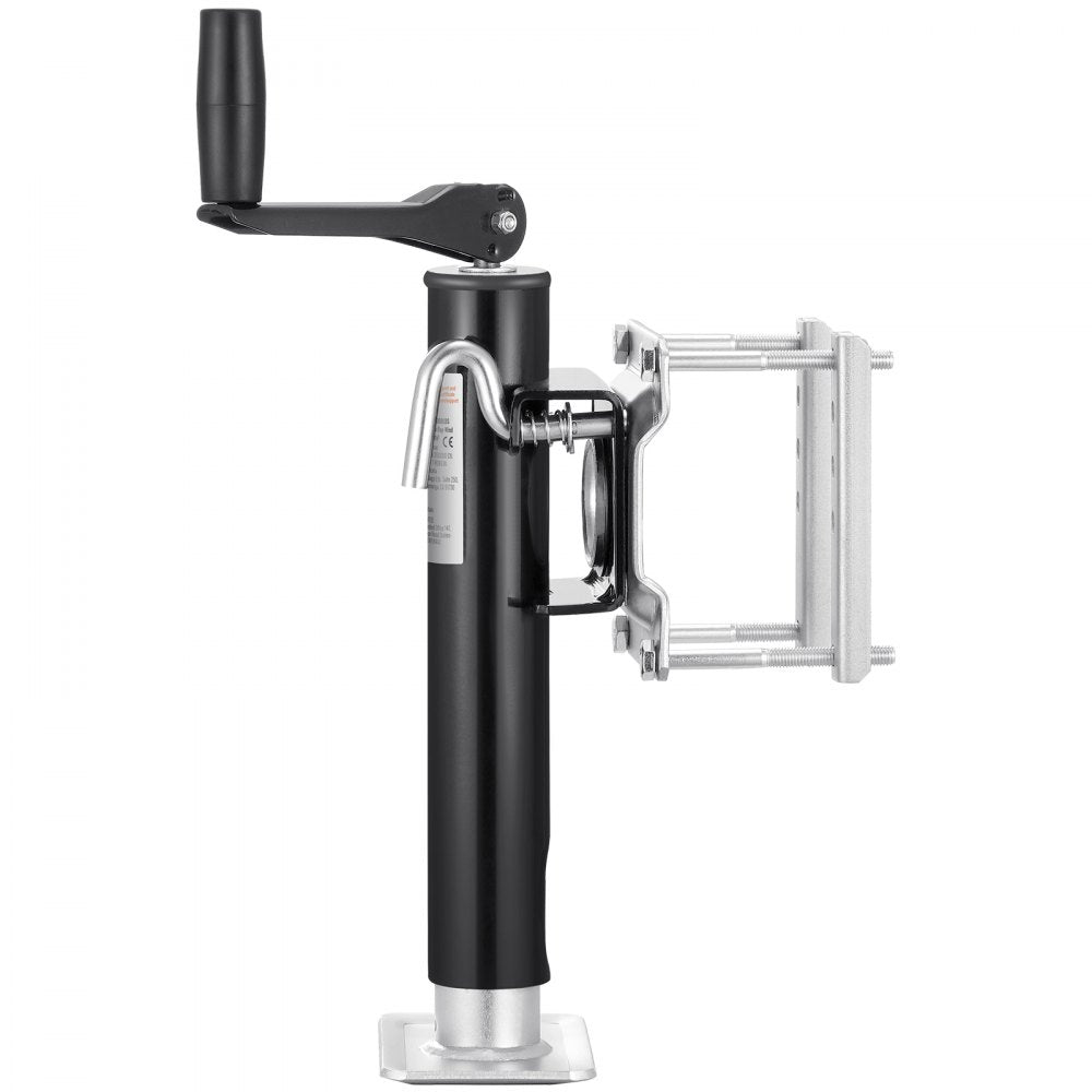 VEVOR Trailer Jack, 2000 lbs Dynamic Load Capacity, Heavy Duty Swivel Bolt-on Trailer Jack, 10" Lift Trailer Jack Stand with Handle for RV Trailer, Horse Trailer, Utility Trailer, and Yacht Trailer