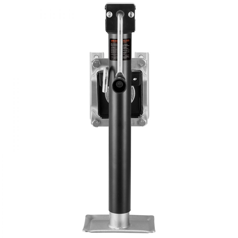 VEVOR Trailer Jack, 2500 lbs Dynamic Load Capacity, Heavy Duty Swivel Bolt-on Trailer Jack with Ergonomic Handle, 15-inch Vertical Travel, Suitable for RV, Horse, Utility, Camping and Yacht Trailers
