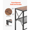 VEVOR Narrow Console Sofa Table, 41.7 inches Behind Couch Table, 3-Tier Long Entryway Table and Skinny Hallway Table, Narrow Sofa Table with Metal Frame, for Entryway, Hallway, Living Room & Bedroom