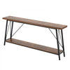 VEVOR Narrow Console Sofa Table, 70.9 inches Behind Couch Table, 2-Tier Long Entryway Table and Skinny Hallway Table, Narrow Sofa Table with Metal Frame, for Entryway, Hallway, Living Room & Bedroom