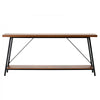 VEVOR Narrow Console Sofa Table, 70.9 inches Behind Couch Table, 2-Tier Long Entryway Table and Skinny Hallway Table, Narrow Sofa Table with Metal Frame, for Entryway, Hallway, Living Room & Bedroom