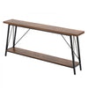 VEVOR Narrow Console Sofa Table, 70.9 inches Behind Couch Table, 2-Tier Long Entryway Table and Skinny Hallway Table, Narrow Sofa Table with Metal Frame, for Entryway, Hallway, Living Room & Bedroom