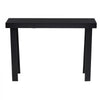 VEVOR 46 in Console Table, Modern Desk Behind the Couch, Wooden Rectangle Entrance Desk, Narrow Long Sofa Table Accent Stand for Hallway, Bedroom, Living Room, Foyer, Easy Assembly, Black