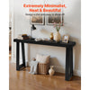 VEVOR 56 in Console Table, Modern Desk Behind the Couch, Wooden Rectangle Entrance Desk, Narrow Long Sofa Table Accent Stand, Ideal for Hallway, Bedroom, Living Room, Foyer, Easy Assembly, Black