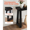VEVOR 56 in Console Table, Modern Desk Behind the Couch, Wooden Rectangle Entrance Desk, Narrow Long Sofa Table Accent Stand, Ideal for Hallway, Bedroom, Living Room, Foyer, Easy Assembly, Black