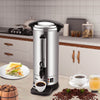 VEVOR Commercial Coffee Urn, 65 Cups Stainless Steel Large Coffee Dispenser, 1500W 110V Electric Coffee Maker Urn For Quick Brewing, Hot Water Urn with Detachable Power Cord for Easy Cleaning, Silver
