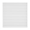 VEVOR Slat Wall Paneling, 4 x 4 ft, PVC Garage Slatwall with Modular Design, White Slat Wall Easy-to-Install Adjustable Slatwall Panel with Coupling Structure & DIY Cutting, Fits for Storage & Display