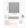 VEVOR Slat Wall Paneling, 4 x 4 ft, PVC Garage Slatwall with Modular Design, Grey Slat Wall Easy-to-Install Adjustable Slatwall Panel with Coupling Structure & DIY Cutting, Fits for Storage & Display