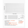 VEVOR Slat Wall Paneling, 8 x 4 ft, PVC Garage Slatwall with Modular Design, White Slat Wall Easy-to-Install Adjustable Slatwall Panel with Coupling Structure & DIY Cutting, Fits for Storage & Display