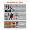VEVOR Slat Wall Paneling, 8 x 4 ft, PVC Garage Slatwall with Modular Design, Grey Slat Wall Easy-to-Install Adjustable Slatwall Panel with Coupling Structure & DIY Cutting, Fits for Storage & Display