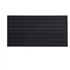 VEVOR Slat Wall Paneling, 2 x 4 ft, PVC Garage Slatwall with Modular Design, Black Slat Wall Easy-to-Install Adjustable Slatwall Panel with Coupling Structure & DIY Cutting, Fits for Storage & Display