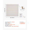 VEVOR Slat Wall Paneling, 4 x 4 ft, MDF Garage Slatwall with Modular Design, White Slat Wall Easy-to-Install Adjustable Slatwall Panel with Coupling Structure & DIY Cutting, Fits for Storage & Display