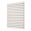 VEVOR Slat Wall Paneling, 4 x 4 ft, MDF Garage Slatwall with Modular Design, White Slat Wall Easy-to-Install Adjustable Slatwall Panel with Coupling Structure & DIY Cutting, Fits for Storage & Display
