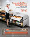 VEVOR commercial warming drawer in kitchen setting - keep meals warm ready to serve