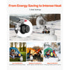 VEVOR Propane Tank Top Heater with Portable Trolley, 15000 BTU Rapid Heating 180-Degree Infrared Radiant Tank Top Gas Heater for 20-40lb Propane Tanks, for Ice Fishing/ Hunting/Outdoor Single Burner