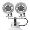 VEVOR Propane Tank Top Heater, 30000 BTU Rapid Heating 180-Degree Infrared Radiant Tank Top Gas Heater, 3 Heat Settings for Ice Fishing/ Hunting/Outdoor Work, Single Burner Square