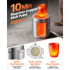 VEVOR Propane Melting Furnace Kit, 8KG/18lbs Gas Metal Melting Furnace Kit, Foundry Home Kiln with Crucible, Tongs, Wooden Handle, Smelting Casting Tool for Gold Silver Copper Aluminum Metal Recycle