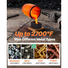 VEVOR 6KG Propane Melting Furnace Kit, Large Capacity Foundry Home Kilns, Blacksmithing Forge with Crucible & Tongs Kiln, Stainless Steel, For Metal Scrap Recycle, Gold Copper Silver Casting