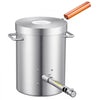 VEVOR 6KG Propane Melting Furnace Kit, Large Capacity Foundry Home Kilns, Blacksmithing Forge with Crucible & Tongs Kiln, Stainless Steel, For Metal Scrap Recycle, Gold Copper Silver Casting
