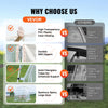 VEVOR Sports Tent, 2-4 People, Instant Tent Shelter Weatherproof Pod, Outdoor Bubble Clear View Tent, Climate Canopy Shelter for Soccer, Football, Softball & Other Sporting Events, Parades, Fishing