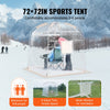 VEVOR Sports Tent, 2-4 People, Instant Tent Shelter Weatherproof Pod, Outdoor Bubble Clear View Tent, Climate Canopy Shelter for Soccer, Football, Softball & Other Sporting Events, Parades, Fishing