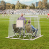 VEVOR Sports Tent, 2-4 People, Instant Tent Shelter Weatherproof Pod, Outdoor Bubble Clear View Tent, Climate Canopy Shelter for Soccer, Football, Softball & Other Sporting Events, Parades, Fishing