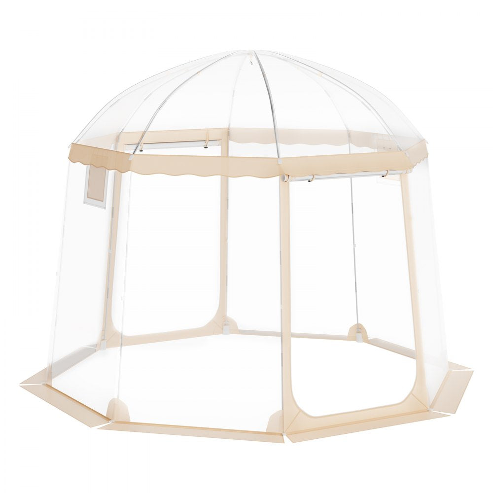 VEVOR Sports Tent, 4-8 People, Instant Pop-Up Tent Shelter Weatherproof Pod, Outdoor Bubble Clear View Tent, Climate Canopy Shelter for Soccer, Football, Softball & Other Sporting Events and Parades