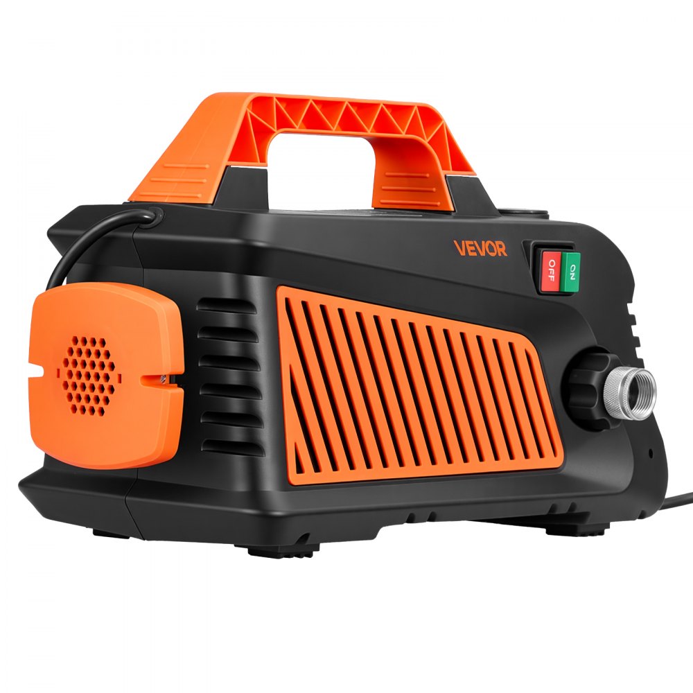 VEVOR Electric Pressure Washer, 2000 Max PSI 1.59 Max GPM, Portable Power Washer with 4 Nozzles, Metal Extension Wand, Built-in Carry Handle, Compact & Flexible for  Cars,Driveways,Patios,Fences,Home