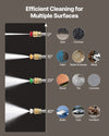 VEVOR Electric Pressure Washer nozzle guide (0°, 15°, 25°, 40°) for multiple surfaces