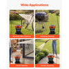 VEVOR Portable Cordless Pressure Washer with 2.64 Gal Tank, Foldable Power Washer 109 Max PSI, 3 Nozzles, Magnetic Sponge Brush & Soft Bristle Brush,78.7 in Hose, for Bike Cleaning, Patio, Camping