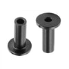 VEVOR 101 Pack T316 Stainless Steel Protector Sleeves for 1/8" Wire Rope Cable Railing, DIY Balustrade T316 Marine Grade, Come with A Free Drill Bit, Black